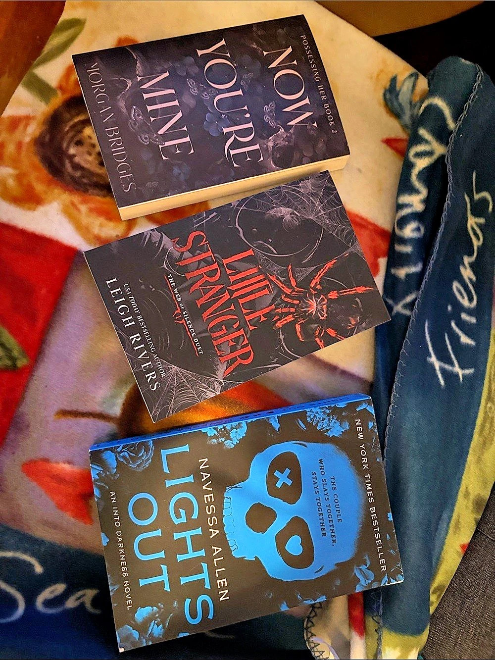 YA Fiction Book Set in Blue & Purple